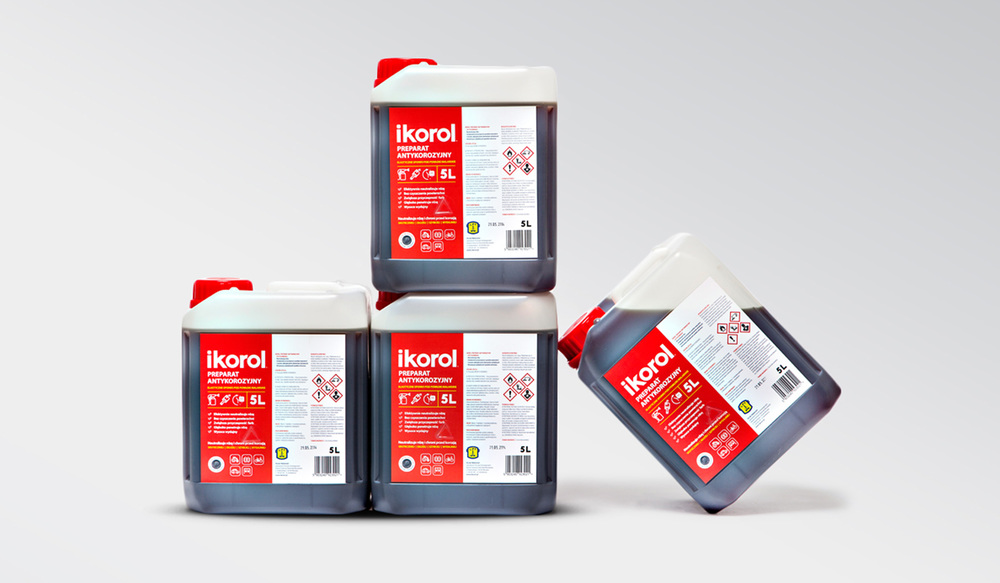 上海包裝設(shè)計公司-波蘭Ikorol金屬防銹漆防腐漆包裝設(shè)計（塑料桶裝包裝設(shè)計）