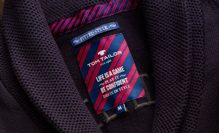 德國TOM TAILOR時尚服飾品牌形象設計標志設計——服飾標簽設計2