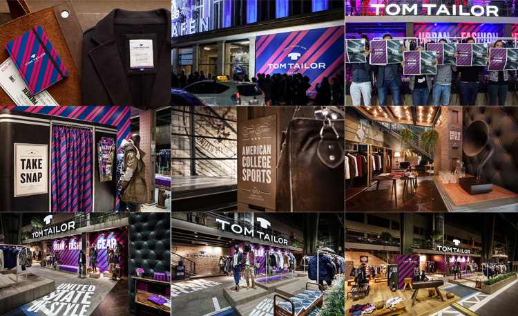 德國TOM TAILOR時尚服飾品牌形象設計標志設計——店鋪品牌形象設計