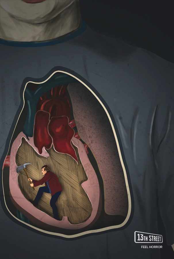 第13街恐怖電視頻道平面廣告創意設計——上海廣告策劃公司2