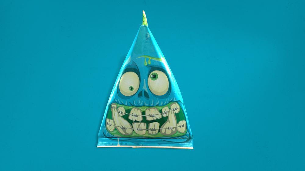 冰島Zombís冰淇淋包裝設計——上海包裝設計公司國外包裝欣賞-綠色包裝