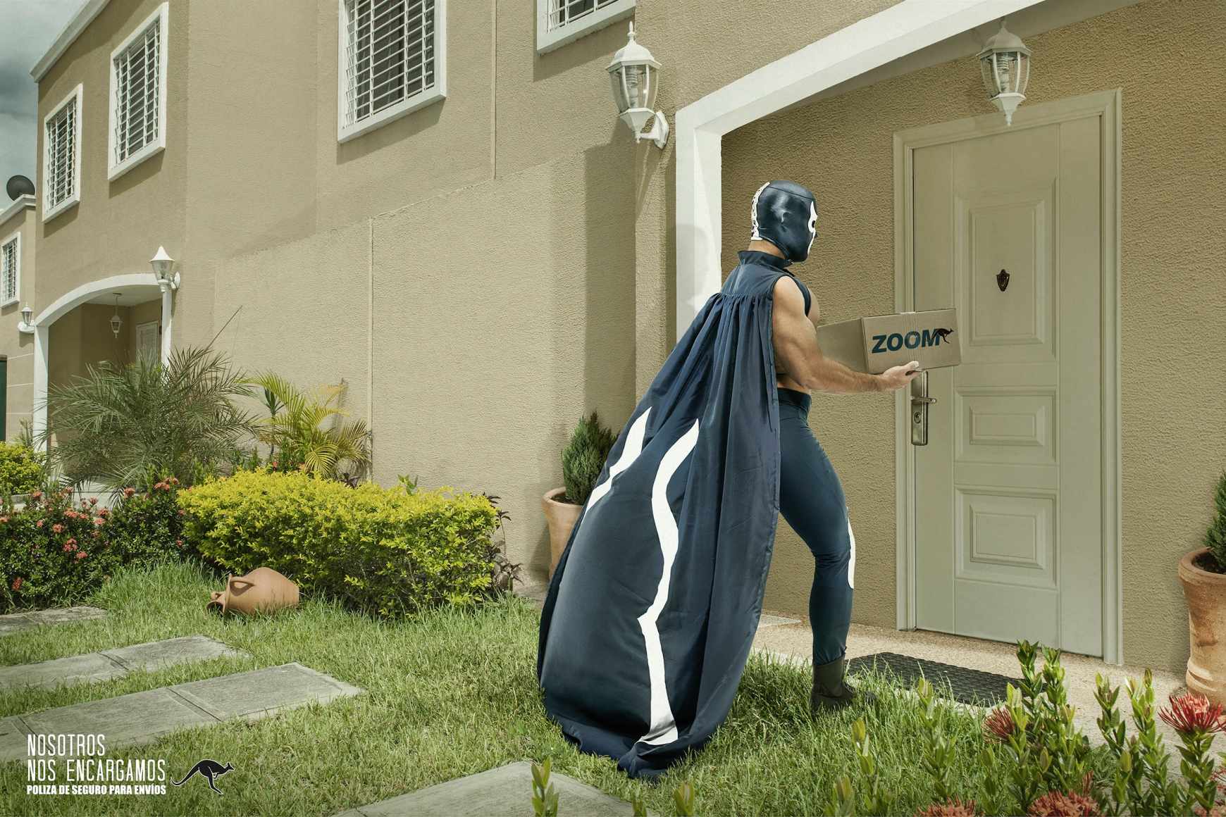 ZOOM 極速快遞平面廣告設(shè)計(jì)欣賞-超人篇-上海廣告設(shè)計(jì)公司