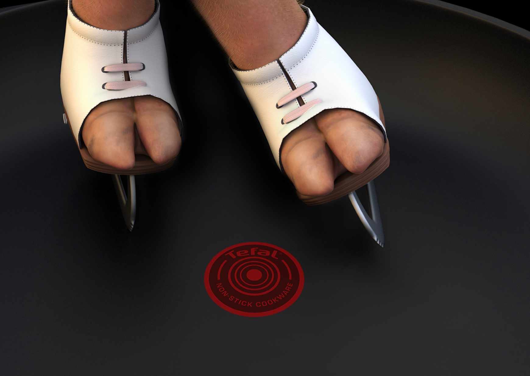 Tefal 特福不粘鍋平面廣告創意設計——上海廣告設計公司平面廣告 豬腳篇