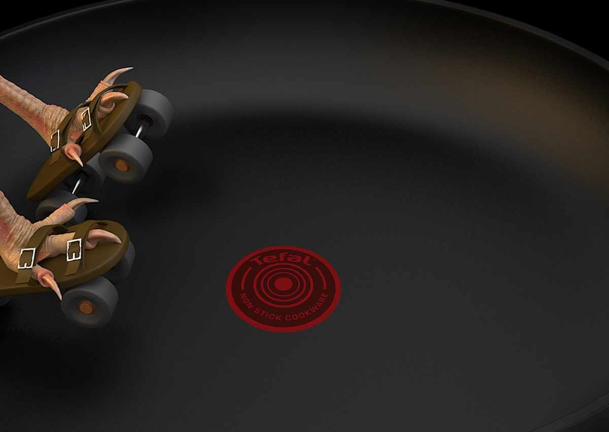 Tefal 特福不粘鍋平面廣告創意設計——上海廣告設計公司平面廣告-雞爪篇