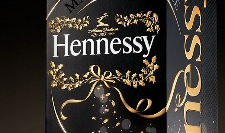 軒尼詩2014圣誕新年禮品酒包裝設計-上海包裝設計公司分享2