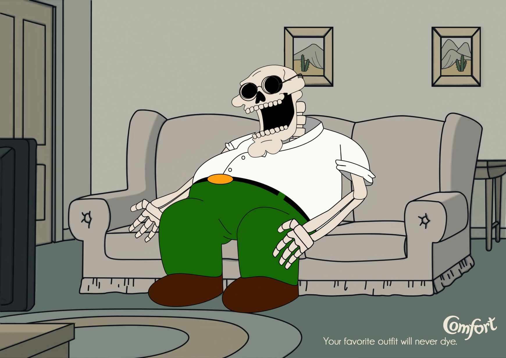 Comfort金紡衣服護(hù)理劑“不朽的衣服”系列平面廣告創(chuàng)意設(shè)計(jì)1