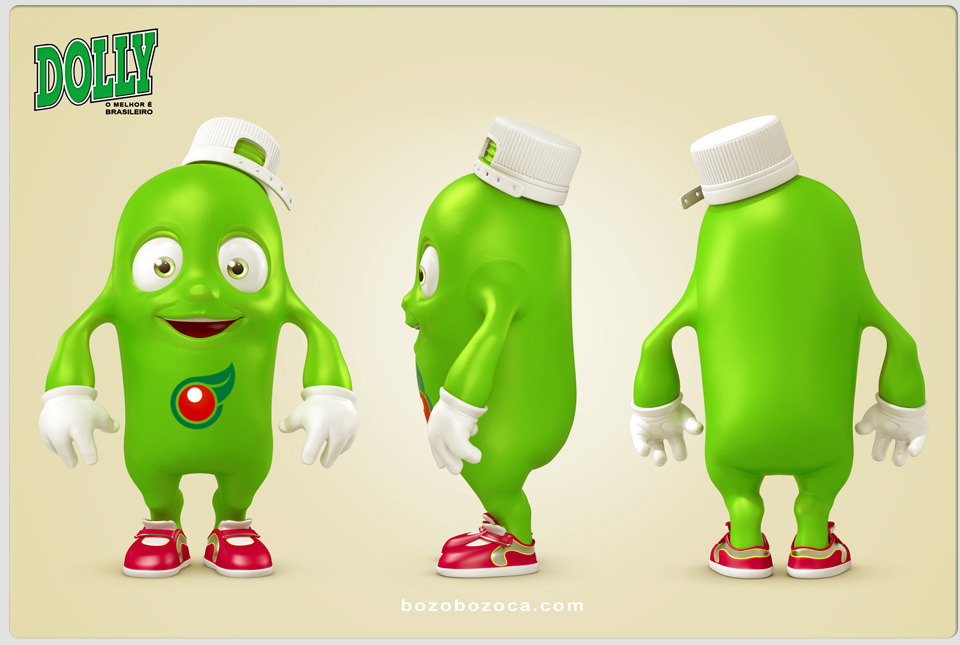巴西dolly碳酸飲料品牌卡通形象2.0版本吉祥物再設計4