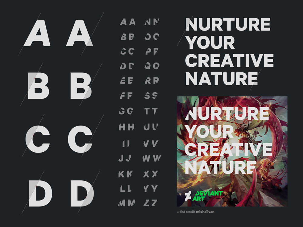 DeviantArt 世界在線藝術交易網站品牌形象設計-上海尚略品牌設計公司4