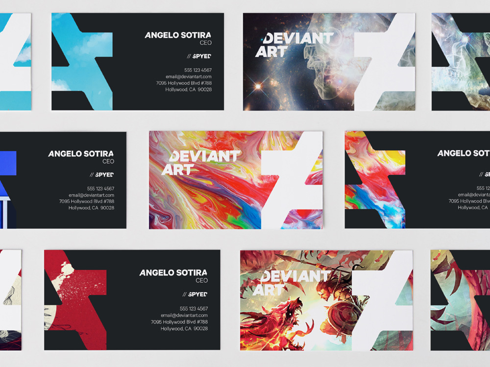 DeviantArt 世界在線藝術交易網站品牌形象設計-上海尚略品牌設計公司8