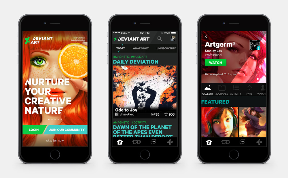 DeviantArt 世界在線藝術(shù)交易網(wǎng)站品牌形象設(shè)計-上海尚略品牌設(shè)計公司10