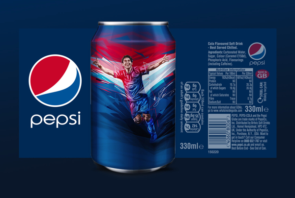 百事可樂梅西新限量版包裝設計秀稿1-尚略品牌策劃與廣告設計公司
