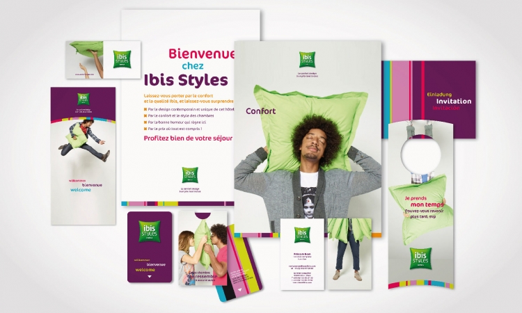 宜必思酒店標志設計，品牌形象設計，廣告設計9