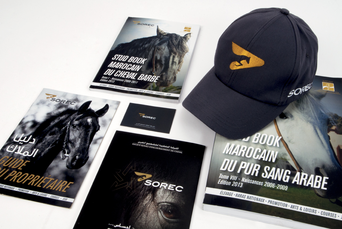 摩洛哥Sorec馬球馬術球會俱樂部品牌形象識別設計——宣傳設計