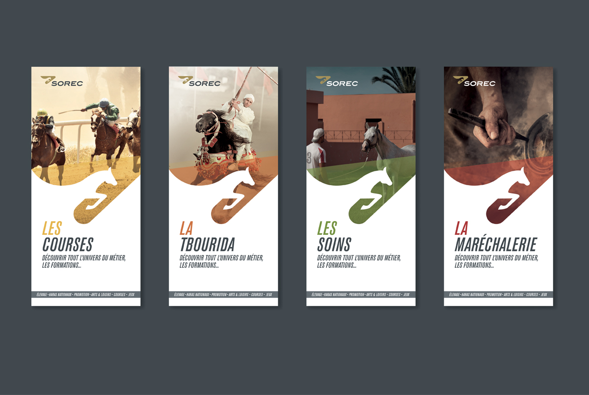 摩洛哥Sorec馬球馬術球會俱樂部品牌形象識別設計——海報設計