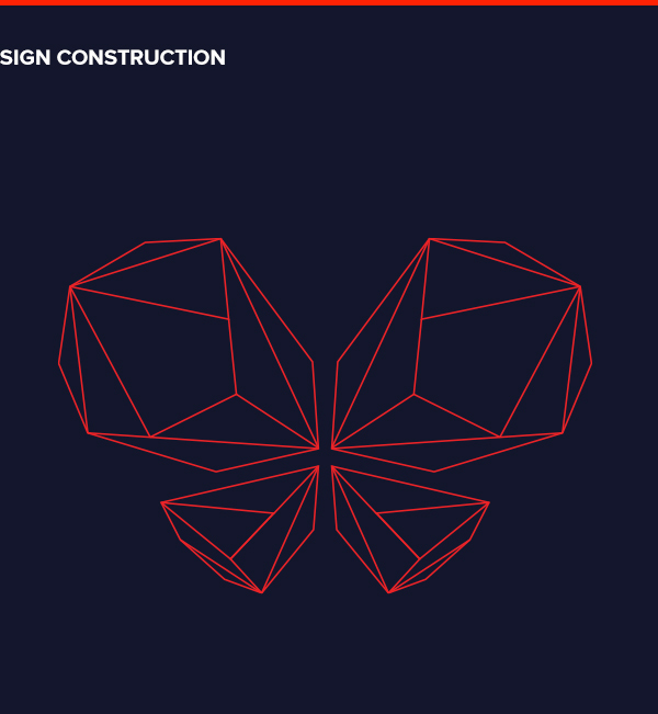 北京空想家DayDreamer工作室“幾何形蝴蝶”品牌形象識別設計