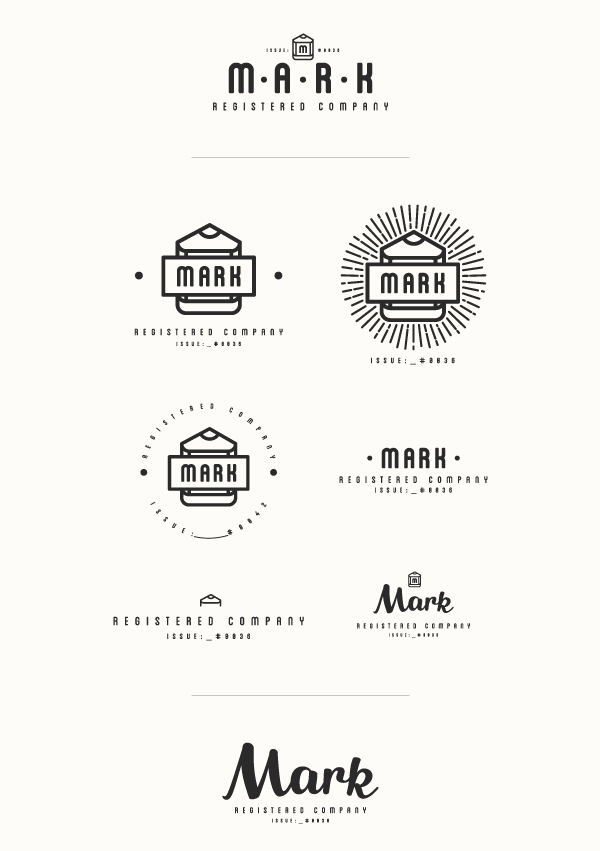 黑色標志設計欣賞16-尚略廣告標志設計公司