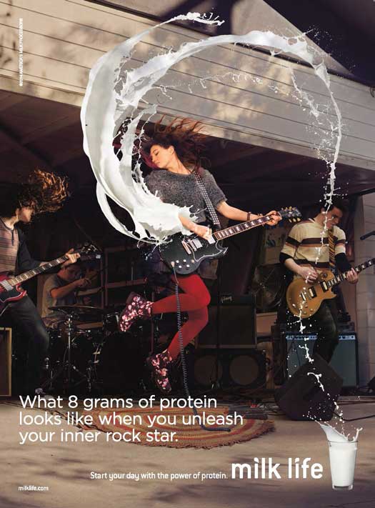 Milk Life. 牛奶廣告-3