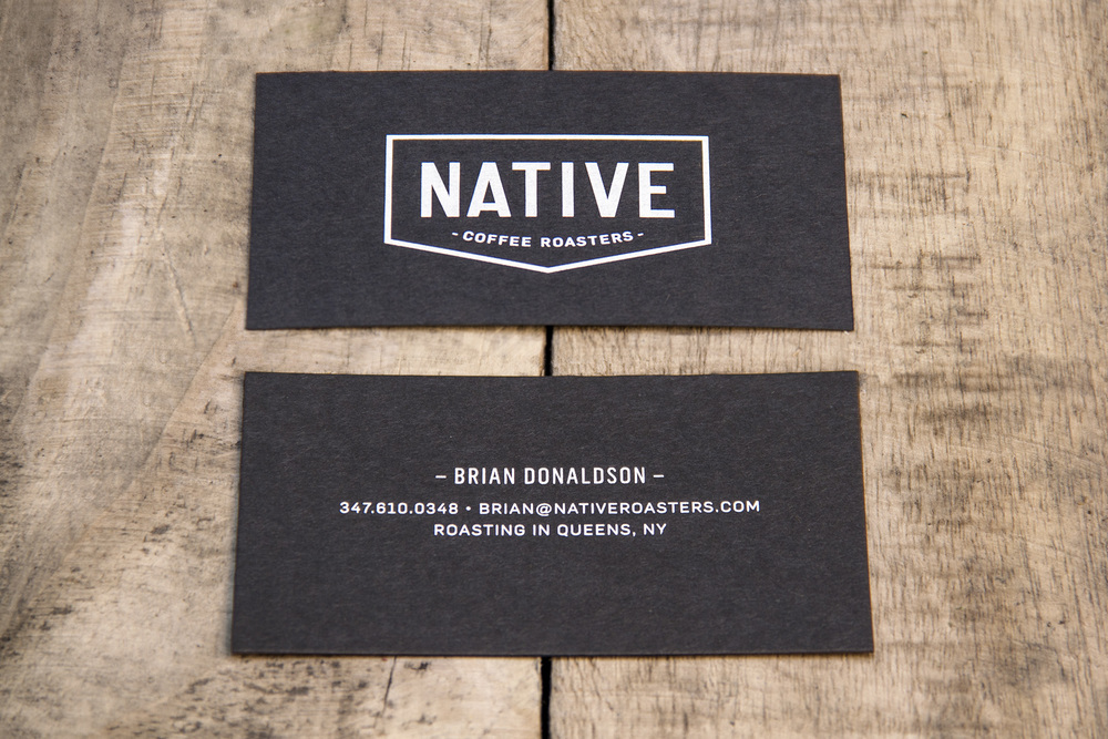 3，2 美國咖啡烘焙店Native Coffee Roasters 品牌形象設(shè)計(jì) 牛皮紙包裝設(shè)計(jì) 名片設(shè)計(jì) 尚略中國品牌策劃與廣告公司