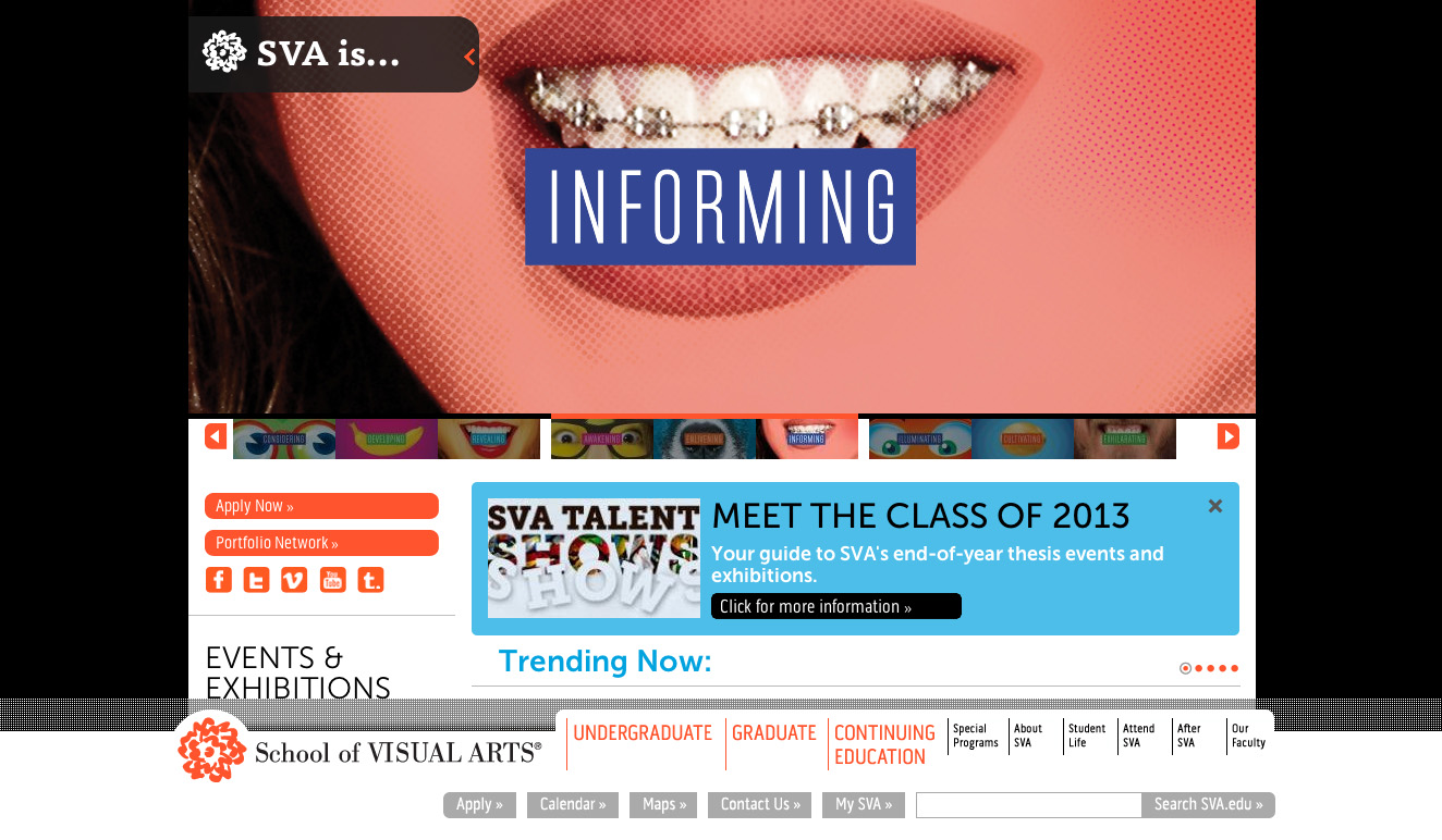 10.17個風格獨特的大學學校教育類網站-尚略廣告品牌策劃與廣告設計公司