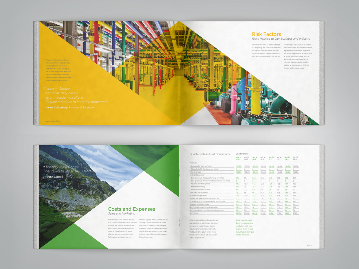 3，谷歌Google2014年度報告宣傳冊版式設計-尚略畫冊設計公司
