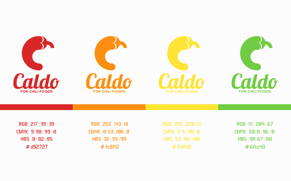 CALDO辣椒餐廳標志設計、品牌VI形象設計9-尚略品牌策劃公司與品牌標志VI設計公司