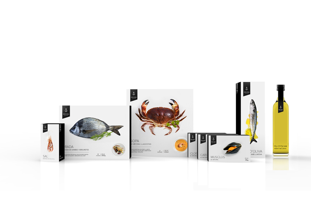 5.上海包裝設計公司——Ancora Gold生鮮魚類食品包裝設計--尚略廣告品牌策劃營銷策劃公司