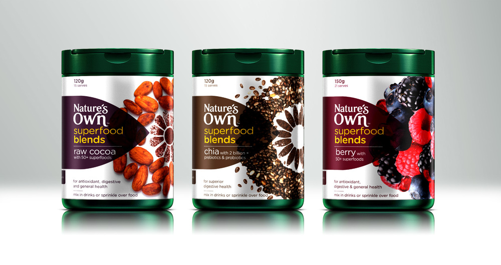 營養(yǎng)食品保健品包裝設(shè)計——Nature Own 大自然超級食品營養(yǎng)補充劑包裝設(shè)計