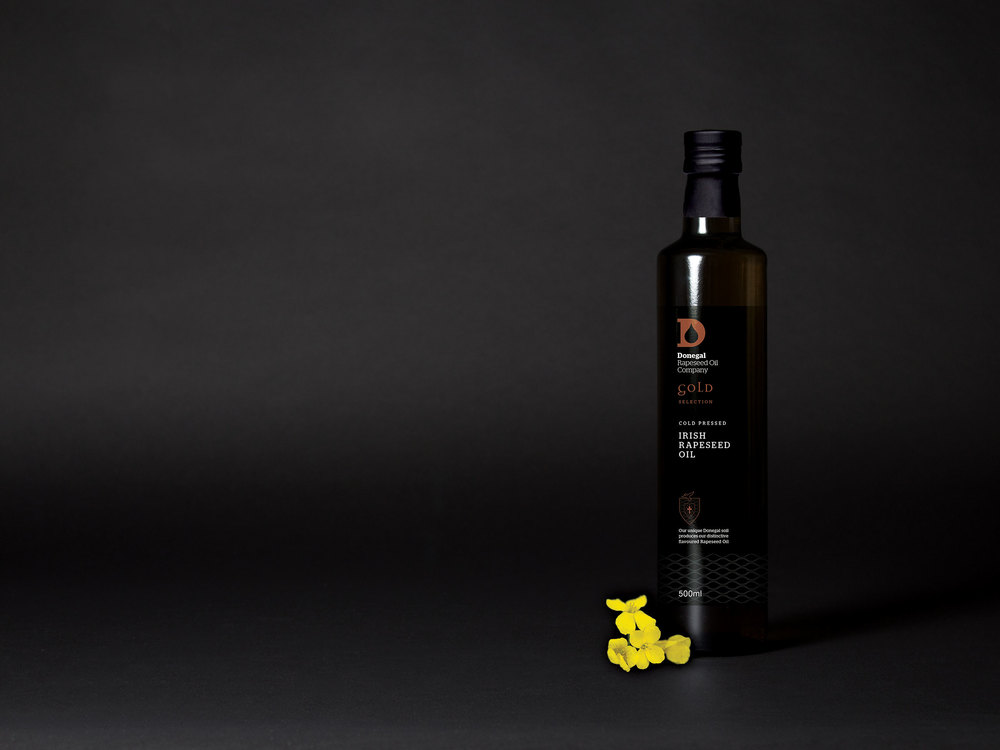6.上海設計公司——多尼戈爾 Donegal Rapeseed Oil 菜籽油食用油標志設計包裝設計 package DESIGN -尚略廣告上海品牌設計公司包裝設計公司