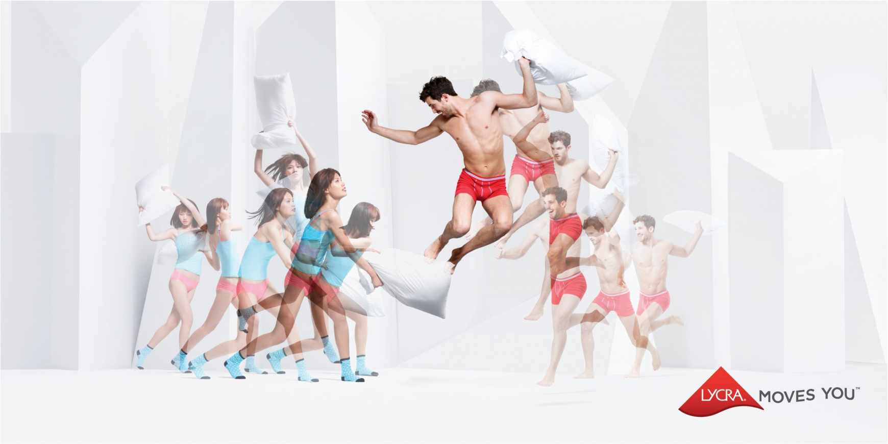 Lycra萊卡平面廣告設計——運動