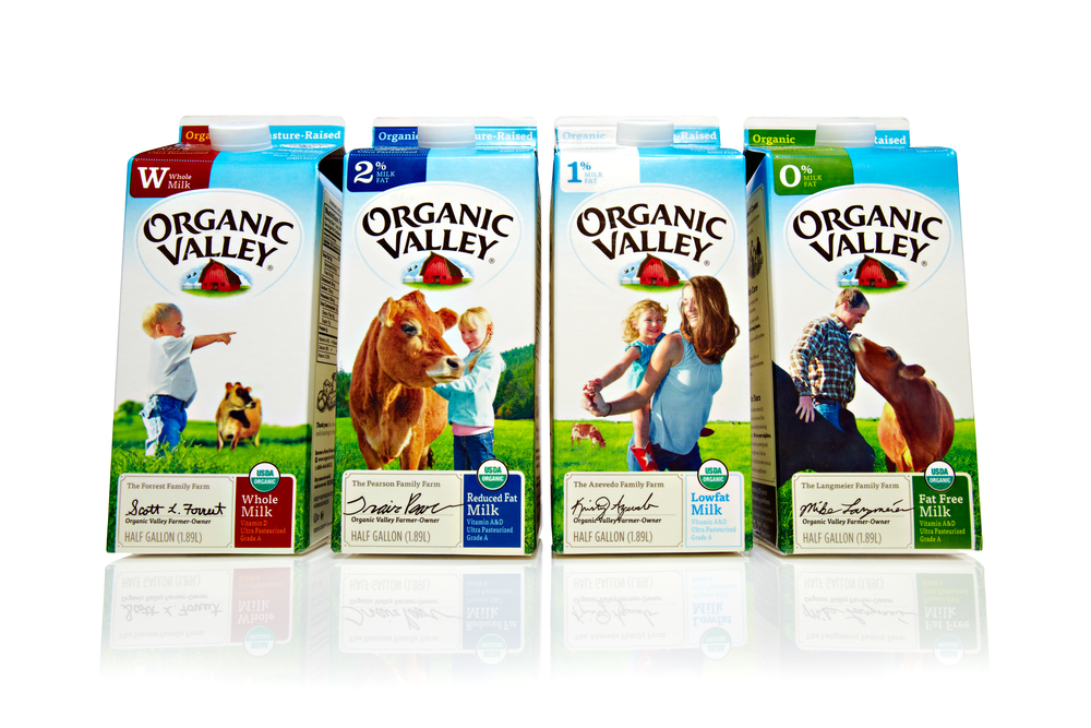 國外Organic Valley牛奶包裝設計欣賞1