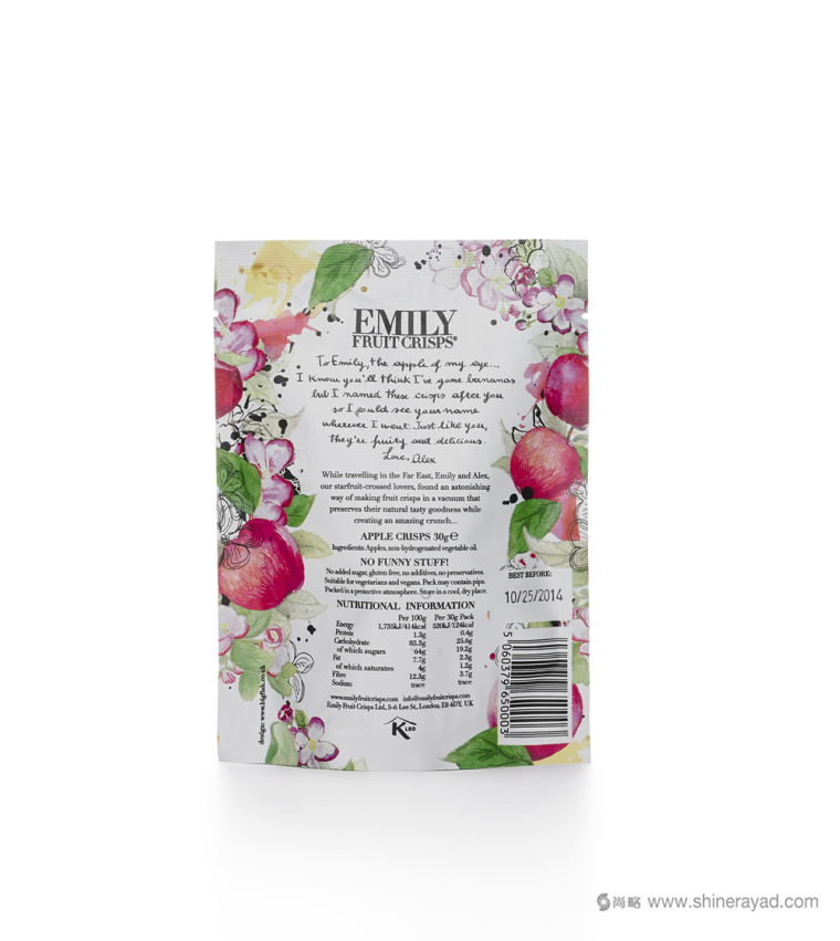 Emily 蘋果水果切片真空塑料袋包裝設計-上海包裝設計公司7