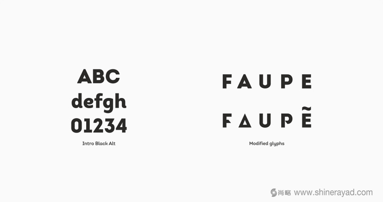 FAUPè 高級時尚女裝服飾山羊頭鹿頭標志LOGO設計-字體設計-上海標志設計公司5