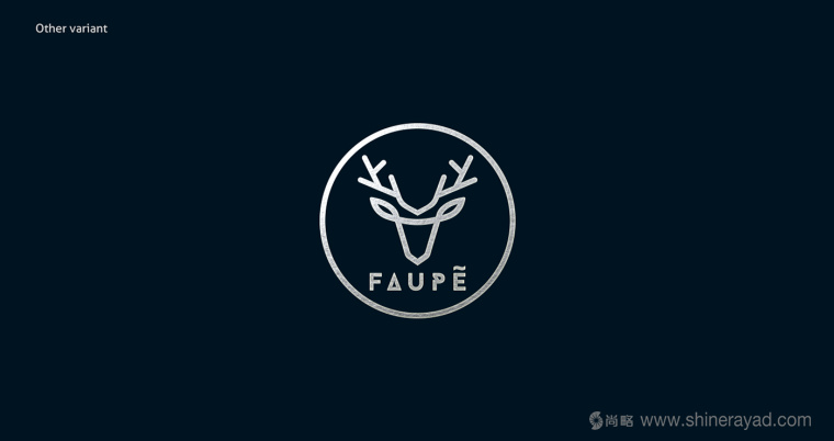 FAUPè 高級時尚女裝服飾山羊頭鹿頭標志LOGO設計-上海標志設計公司-上海LOGO設計公司1