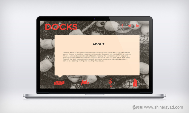 DOCKS 螃蟹海鮮餐廳餐飲VI形象設(shè)計(jì)-上海餐飲品牌設(shè)計(jì)公司上海VI設(shè)計(jì)公司10
