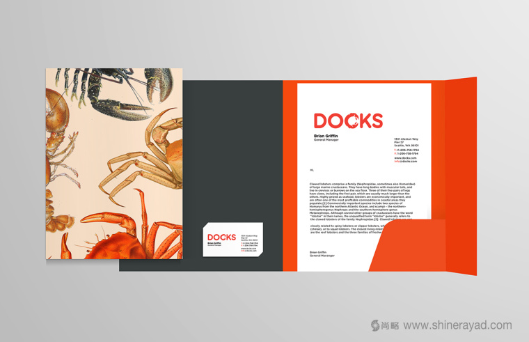 DOCKS 螃蟹海鮮餐廳餐飲VI形象設(shè)計(jì)-上海餐飲品牌設(shè)計(jì)公司上海VI設(shè)計(jì)公司7
