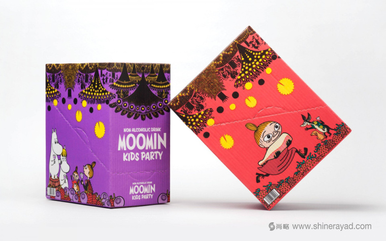 卡通漫畫風格moomin授權果酒包裝設計-上海包裝設計公司包裝設計欣賞1