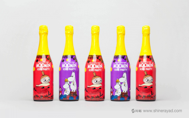 卡通漫畫風格moomin授權果酒包裝設計-上海包裝設計公司包裝設計欣賞3