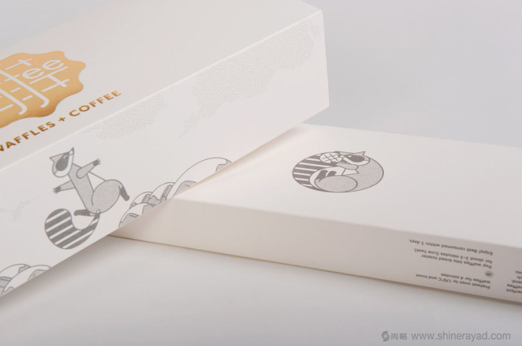 Waffee 咖啡餐飲連鎖店品牌VI視覺形象設計-手提袋設計-上海餐飲VI設計公司