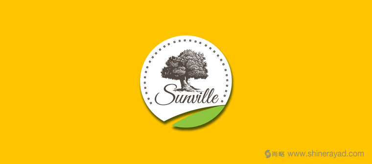 SUNVILLE 天然谷物有機大米雜糧品牌標志設計