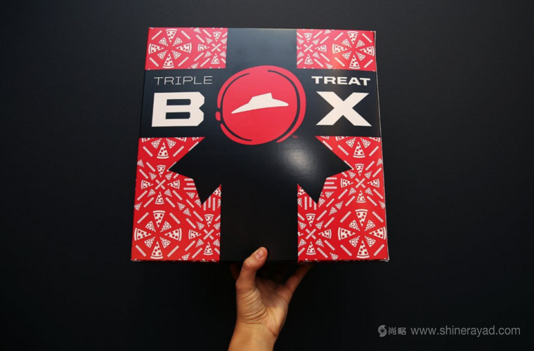 必勝客披薩三只裝比薩盒包裝設計-上海包裝設計公司設計欣賞4