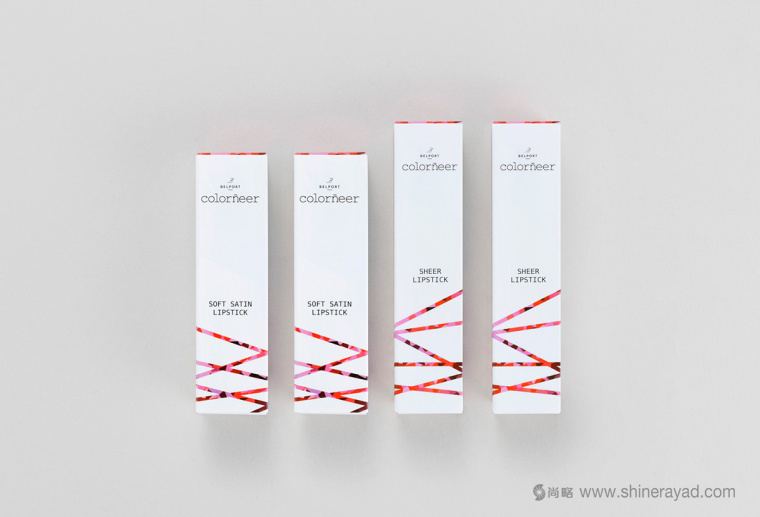 Colorneer 彩妝品牌玫瑰花瓣化妝品包裝設計規范-上海包裝設計公司設計欣賞4