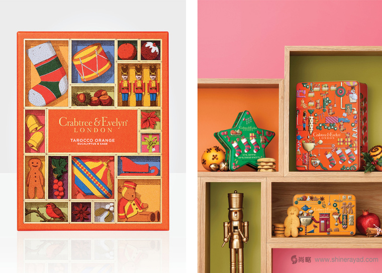 CRABTREE & EVELYN 保健品保健食品圣誕節禮品包裝設計-上海包裝設計公司5
