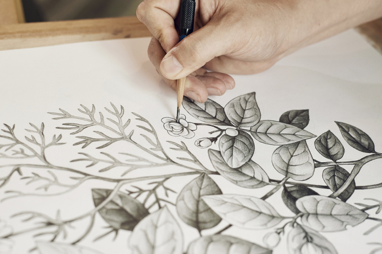 香圃芳香生活用品品牌手繪LOGO設計-上海LOGO設計公司24