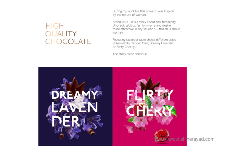 TRUE 花草口味巧克力包裝設計-上海食品包裝設計公司包裝設計品鑒2
