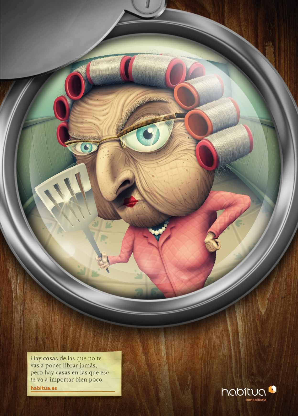 Habitua 房地產(chǎn)公司“壞鄰居”-女性篇平面廣告創(chuàng)意設(shè)計(jì)1-尚略廣告上海廣告設(shè)計(jì)公司分享