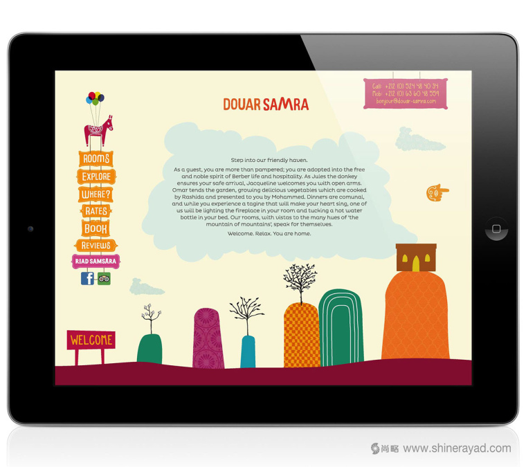 摩洛哥酒店DOUAR SAMRA 小馬駒兒童卡通漫畫網(wǎng)站策劃設(shè)計(jì)-上海網(wǎng)站策劃設(shè)計(jì)建設(shè)公司2