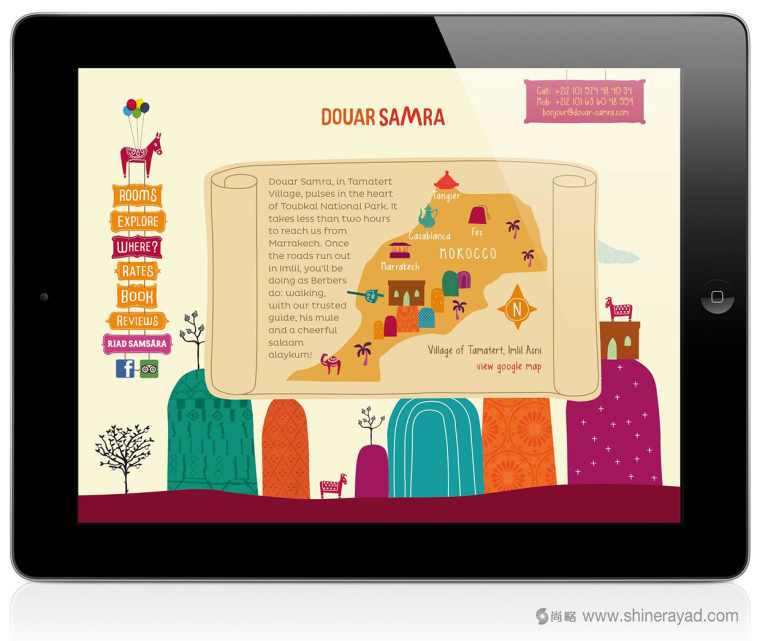 摩洛哥酒店DOUAR SAMRA 小馬駒兒童卡通漫畫網(wǎng)站策劃設(shè)計(jì)-上海網(wǎng)站策劃設(shè)計(jì)建設(shè)公司8