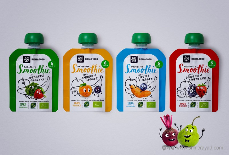 Rema嬰兒果蔬汁包裝設計-上海包裝設計公司1