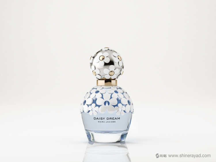 上海包裝設計欣賞-DAISY DREAM 香水瓶菊花花瓣包裝造型設計1