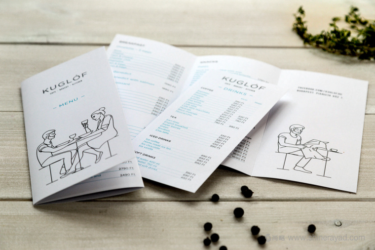 kuglóF咖啡館面包店品牌VI形象設計-菜單設計-上海餐飲品牌VI形象設計公司8